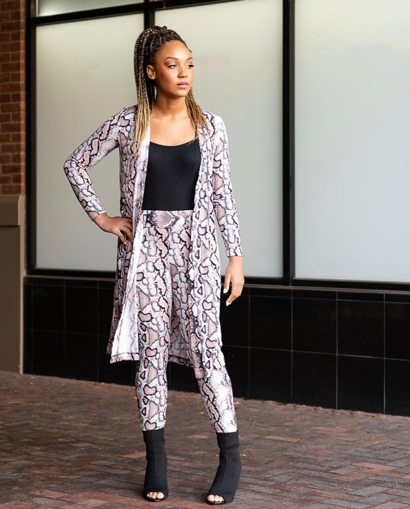 Cardigan and Leggings Set
